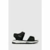 Schuh Black Lean Sporty Velcro Sandals -Schuh Shop unnamed file 1001