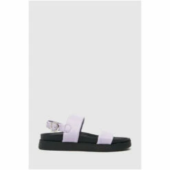 Schuh Lilac Purple Tasha Leather Double Band Sandals -Schuh Shop unnamed file 1019