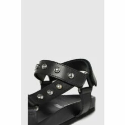 Schuh Black Primrose Leather Studded Sandals -Schuh Shop unnamed file 1023