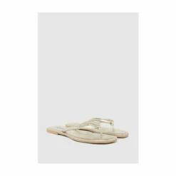 Schuh Gold Tassy Toe Post Sandals -Schuh Shop unnamed file 1070