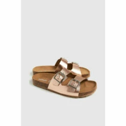 Schuh Brown Bronze Trust Leather Double Buck Sandals -Schuh Shop unnamed file 1122
