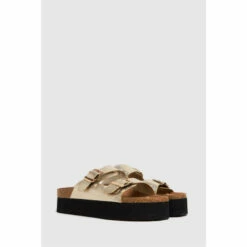 Schuh Gold Tillie Double Height Footbed Sandals -Schuh Shop unnamed file 1137
