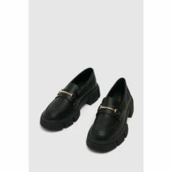 Schuh Lyle Chunky Black Loafers -Schuh Shop unnamed file 116