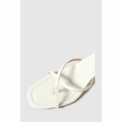 Schuh White Sapphire Croc Strappy Sandals -Schuh Shop unnamed file 1196