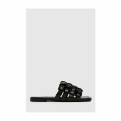 Schuh Black Tilde Weave Square Toe Sandals -Schuh Shop unnamed file 1228
