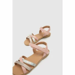 Schuh Pink Tail Strappy Sandals -Schuh Shop unnamed file 1255