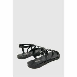 Schuh Tadlow Black Studdded Flat Sandals -Schuh Shop unnamed file 1264
