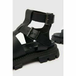 Schuh Trace Black Leather Chunky Sandals 5 Schuh Trace Black Leather Chunky Sandals -Schuh Shop unnamed file 1280