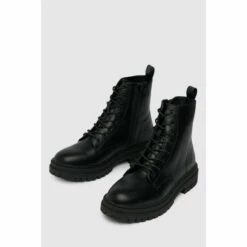 Schuh Black Acacia Lace Up Boots -Schuh Shop unnamed file 1303