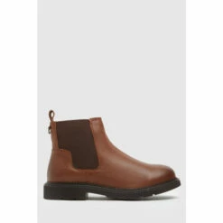 Schuh Brown Carmella Leather Chelsea Boots