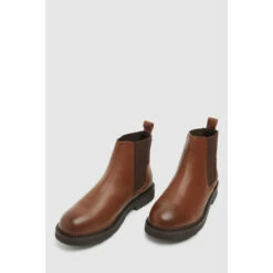 Schuh Brown Carmella Leather Chelsea Boots -Schuh Shop unnamed file 1324