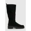 Schuh Black Denise Suede Calf Boots -Schuh Shop unnamed file 1345