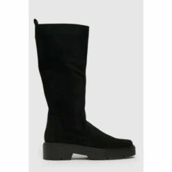 Schuh Black Denise Suede Calf Boots