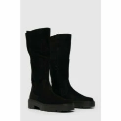 Schuh Black Denise Suede Calf Boots -Schuh Shop unnamed file 1347