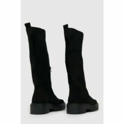 Schuh Black Denise Suede Calf Boots -Schuh Shop unnamed file 1348