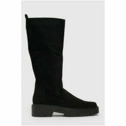 Schuh Black Denise Suede Calf Boots -Schuh Shop unnamed file 1349