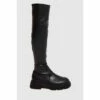 Schuh Black Dixie Stretch Over The Knee Boots -Schuh Shop unnamed file 1355