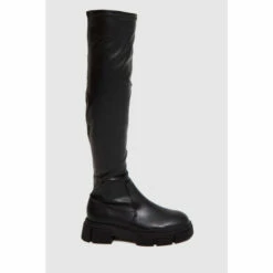 Schuh Black Dixie Stretch Over The Knee Boots