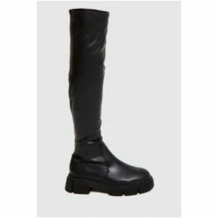 Schuh Black Dixie Stretch Over The Knee Boots 6 Schuh Black Dixie Stretch Over The Knee Boots -Schuh Shop unnamed file 1359