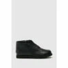 Schuh Youths Captain Leather Black Boots