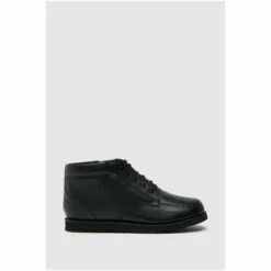 Schuh Youths Captain Leather Black Boots -Schuh Shop unnamed file 1429