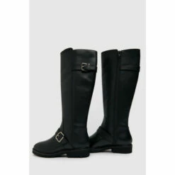 Schuh Darla Black Leather Rider Boots -Schuh Shop unnamed file 1432