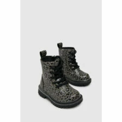 Schuh Grey Celebrate Leo Stud Boots -Schuh Shop unnamed file 1457