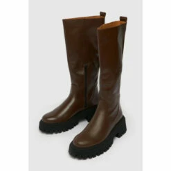 Schuh Brown The Edit Paxton Knee Boots -Schuh Shop unnamed file 1493