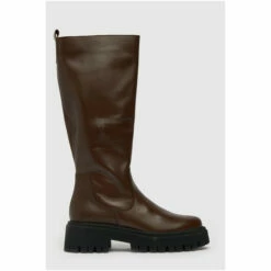 Schuh Brown The Edit Paxton Knee Boots -Schuh Shop unnamed file 1495