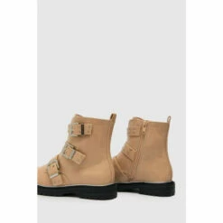 Schuh Pink Content Multi Buckle Boots -Schuh Shop unnamed file 1520