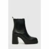 Schuh Bonnie Double Platform Chelsea Black Boots -Schuh Shop unnamed file 1548