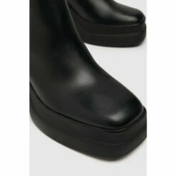 Schuh Bonnie Double Platform Chelsea Black Boots -Schuh Shop unnamed file 1550