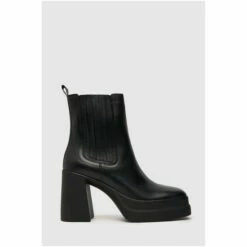 Schuh Bonnie Double Platform Chelsea Black Boots -Schuh Shop unnamed file 1552