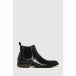 Schuh Black Damien Leather Chelsea Boots