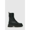 Schuh Aaliyah Black High Cut Buckle Boots -Schuh Shop unnamed file 1613