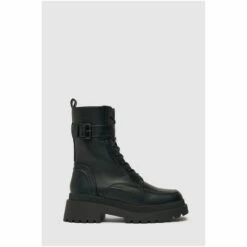 Schuh Aaliyah Black High Cut Buckle Boots -Schuh Shop unnamed file 1617