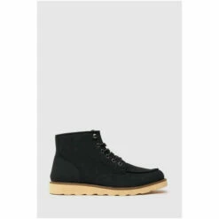 Schuh Dash Black Wedge Lace Up Boots -Schuh Shop unnamed file 1622