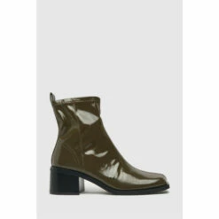 Schuh Green Blake Stretch Square Toe Boots