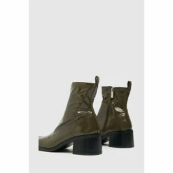Schuh Green Blake Stretch Square Toe Boots -Schuh Shop unnamed file 1641