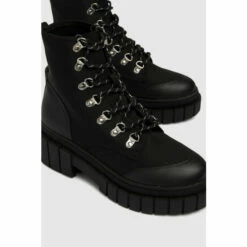 Schuh Black Adriana Chunky Hiker Boots -Schuh Shop unnamed file 1665