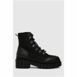 Schuh Black Adriana Chunky Hiker Boots -Schuh Shop unnamed file 1668