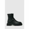 Schuh Celeste Black Biker Boots