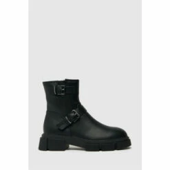 Schuh Celeste Black Biker Boots