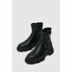 Schuh Celeste Black Biker Boots -Schuh Shop unnamed file 1696