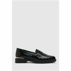 Schuh Natural Lenzo Croc Effect Patent Loafers 6 Schuh Natural Lenzo Croc Effect Patent Loafers -Schuh Shop unnamed file 17