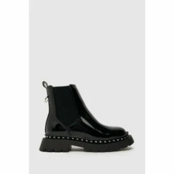 Schuh Contact Stud Black Boots