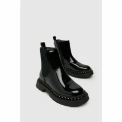 Schuh Contact Stud Black Boots -Schuh Shop unnamed file 1721