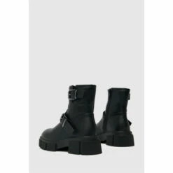 Schuh Celeste Black Biker Boots -Schuh Shop unnamed file 1741