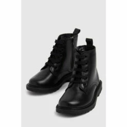 Schuh Black Creator Lace-Up Boots -Schuh Shop unnamed file 1767