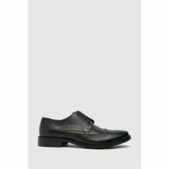 Schuh Rowland Black Leather Brogues